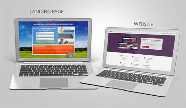Landing Page có nhiều điểm khác biệt so với một website thông thường