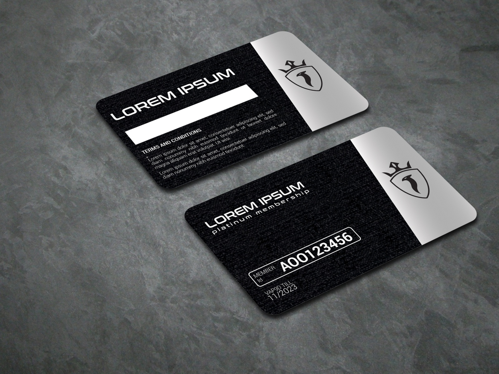 Membership card design by Greenmanbd on Dribbble